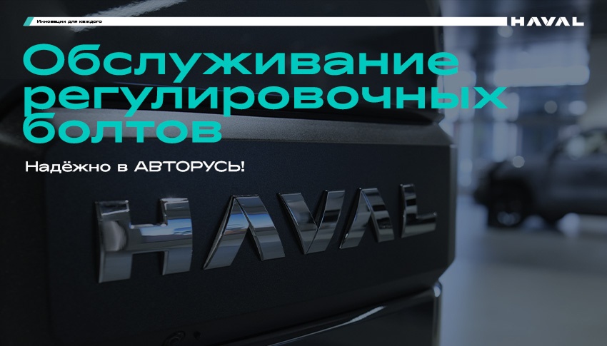 Обслуживание регулировочных болтов развал-схождения лучше доверить официальному дилеру АВТОРУСЬ.