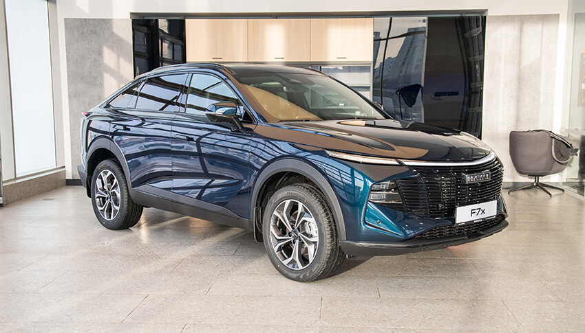 HAVAL F7x синий металлик — юбилейный 450-тысячный автомобиль